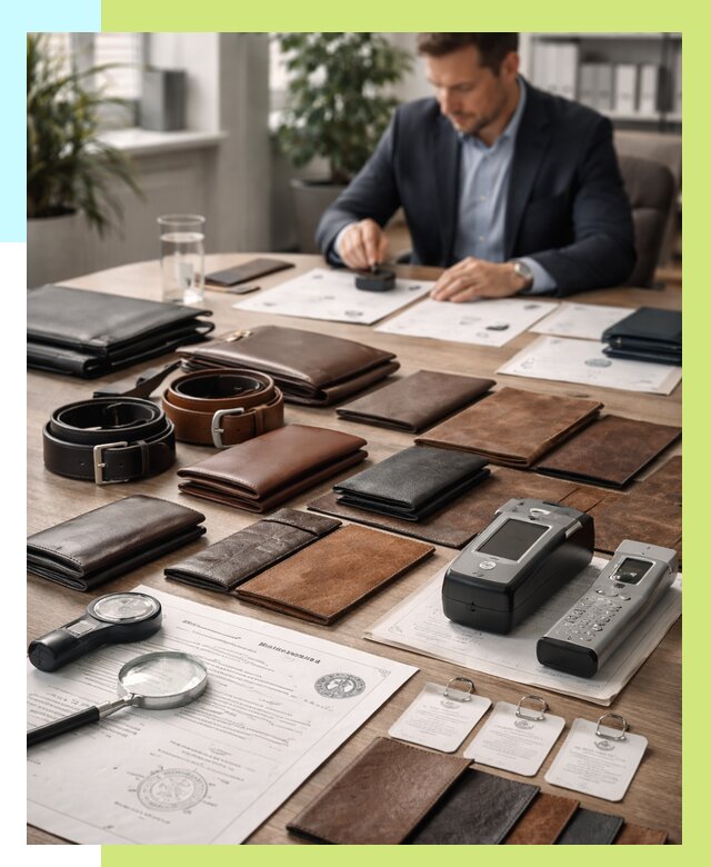 Сертификация кожаных изделий в Приморско-Ахтарске от 12166 р. | Алешин-Прр