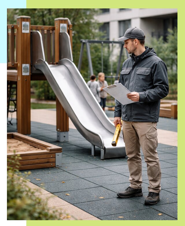 Сертификация детских площадок в Приморско-Ахтарске от 25345 р. | Алешин-Прр