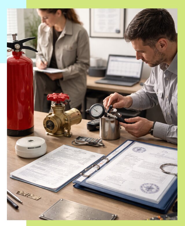 Сертификация пожарного оборудования в Приморско-Ахтарске от 15207 р.|Алешин-Прр