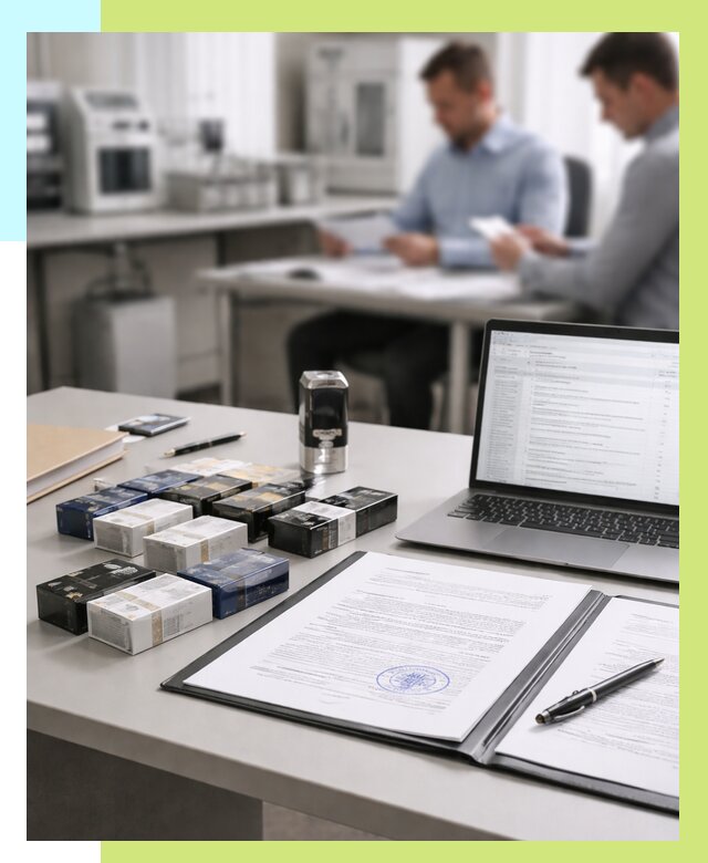 Сертификация сигарет под ключ в Приморско-Ахтарске от 45621 р. | Алешин-Прр