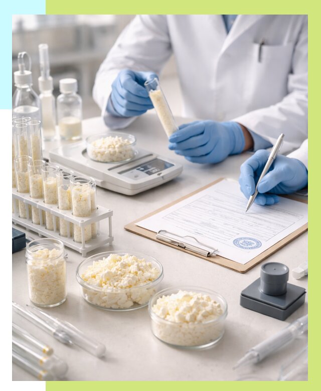 Сертификация творога в Приморско-Ахтарске от 12166 р. под ключ | Алешин-Прр