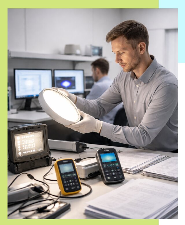 Сертификация светильников в Приморско-Ахтарске: испытания и оформление