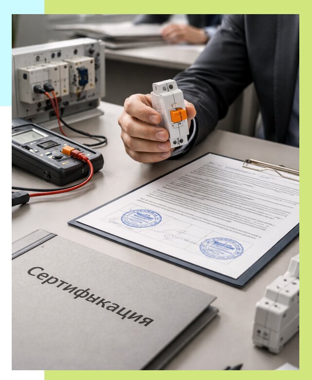 Сертификация выключателей под ключ в Приморско-Ахтарске от 15207 р. | Алешин-Прр