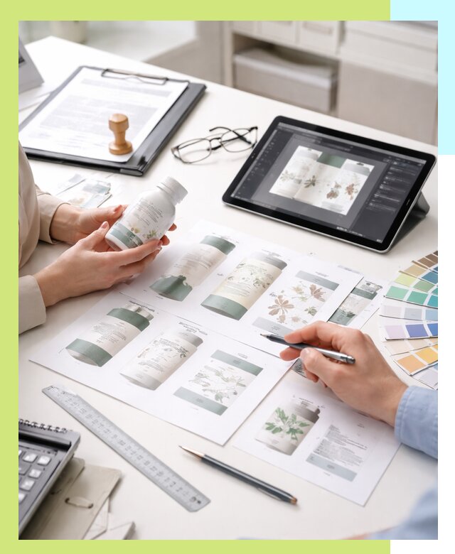 Профессиональная разработка дизайна и текста этикетки продукции в Приморско-Ахтарске