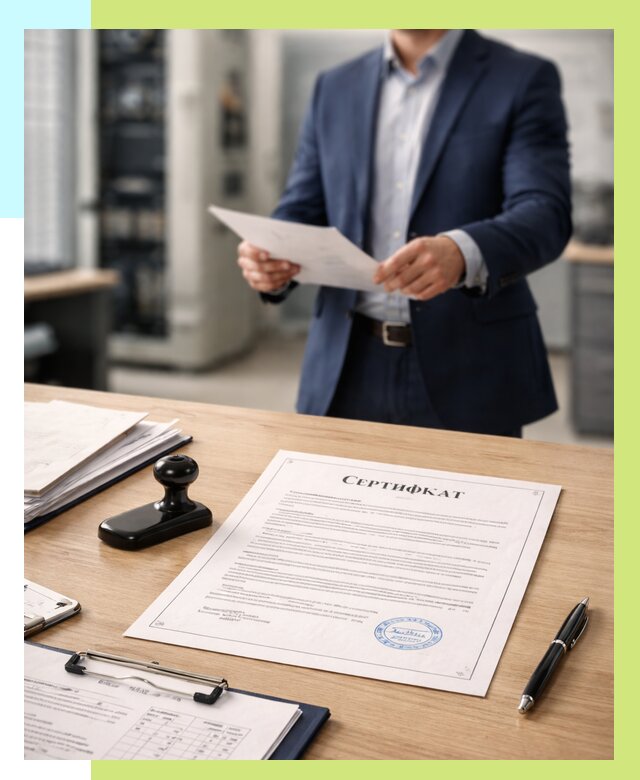 Сертификат на оборудование в Приморско-Ахтарске от 15207 р. | Алешин-Прр