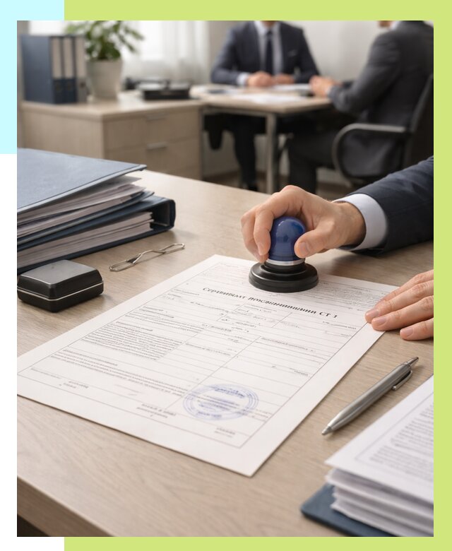 Сертификат происхождения СТ 1 в Приморско-Ахтарске от 4562 р. | Алешин-Прр