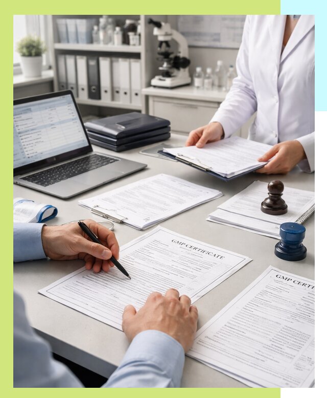 Оформление сертификата GMP в Приморско-Ахтарске для фармпроизводства