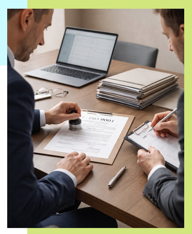 Сертификат ISO 9001 в Приморско-Ахтарске купить от 81104 р. | Алешин-Прр