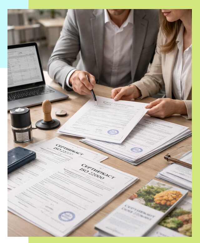 Сертификат ISO 22000 в Приморско-Ахтарске от 40552 р. под ключ | Алешин-Прр