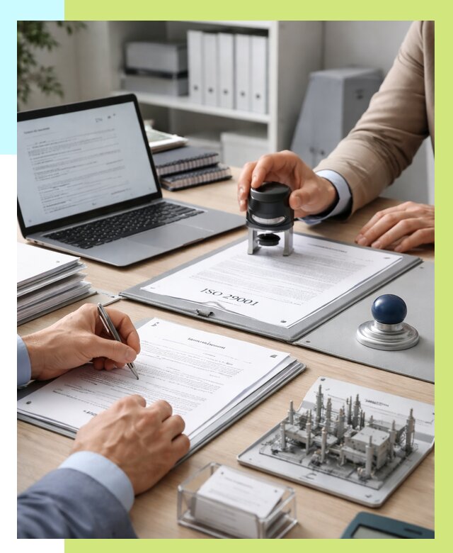 Сертификат ISO 29001 в Приморско-Ахтарске под ключ от 76035 р. | Алешин-Прр